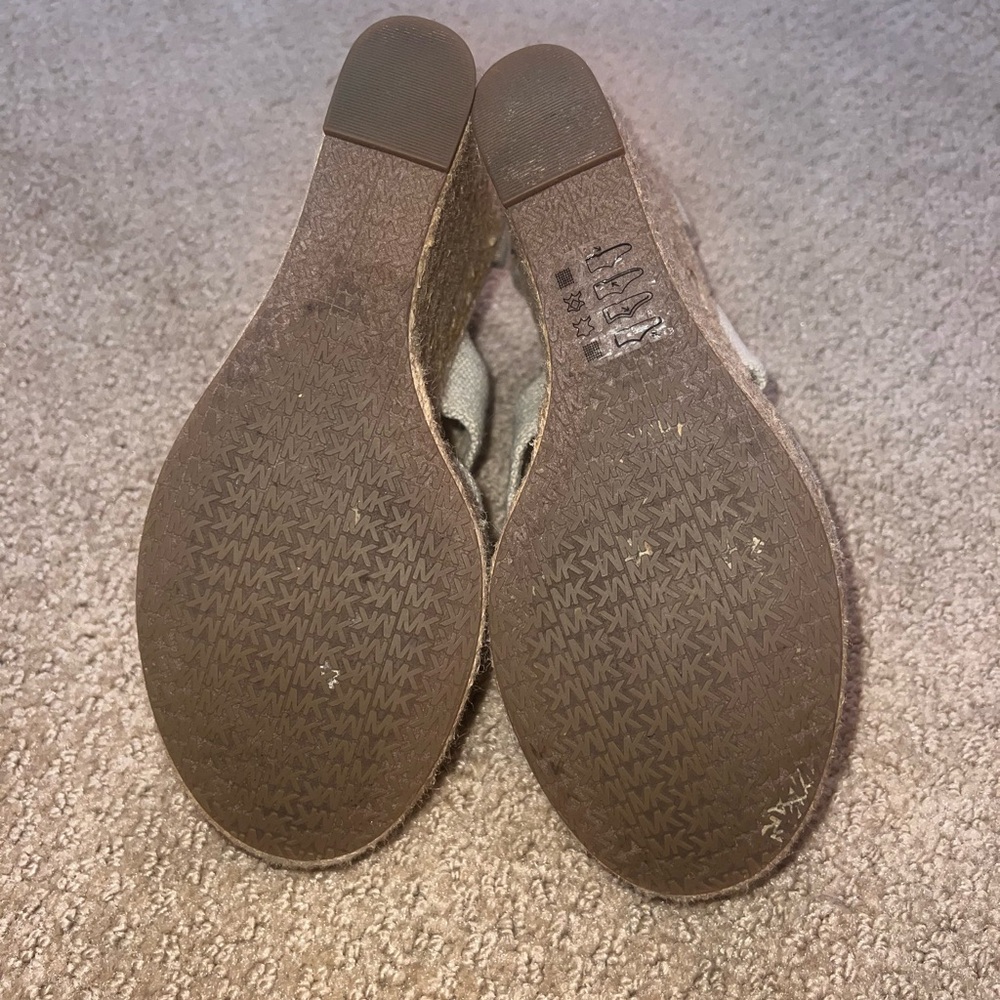 Michael by Michael Kors Damita Espadrille Wedge- Size 8 - Picture 6 of 8